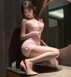 핑크 슬림 이머시브 오피스룩
