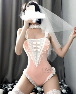 핑크 레이스 브라이드  웨딩