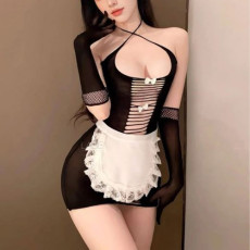 블랙 메이드 센서리 스타킹