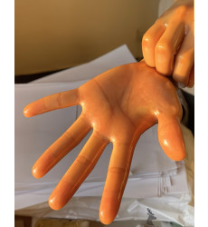 스킨 핸드 센서리 무드(손바닥 너비 8cm, 중지 7cm)
